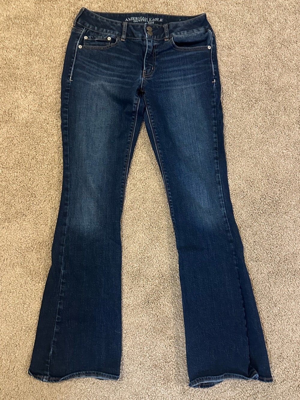 American Eagle Outfitters Dark Blue Bootcut Jeans